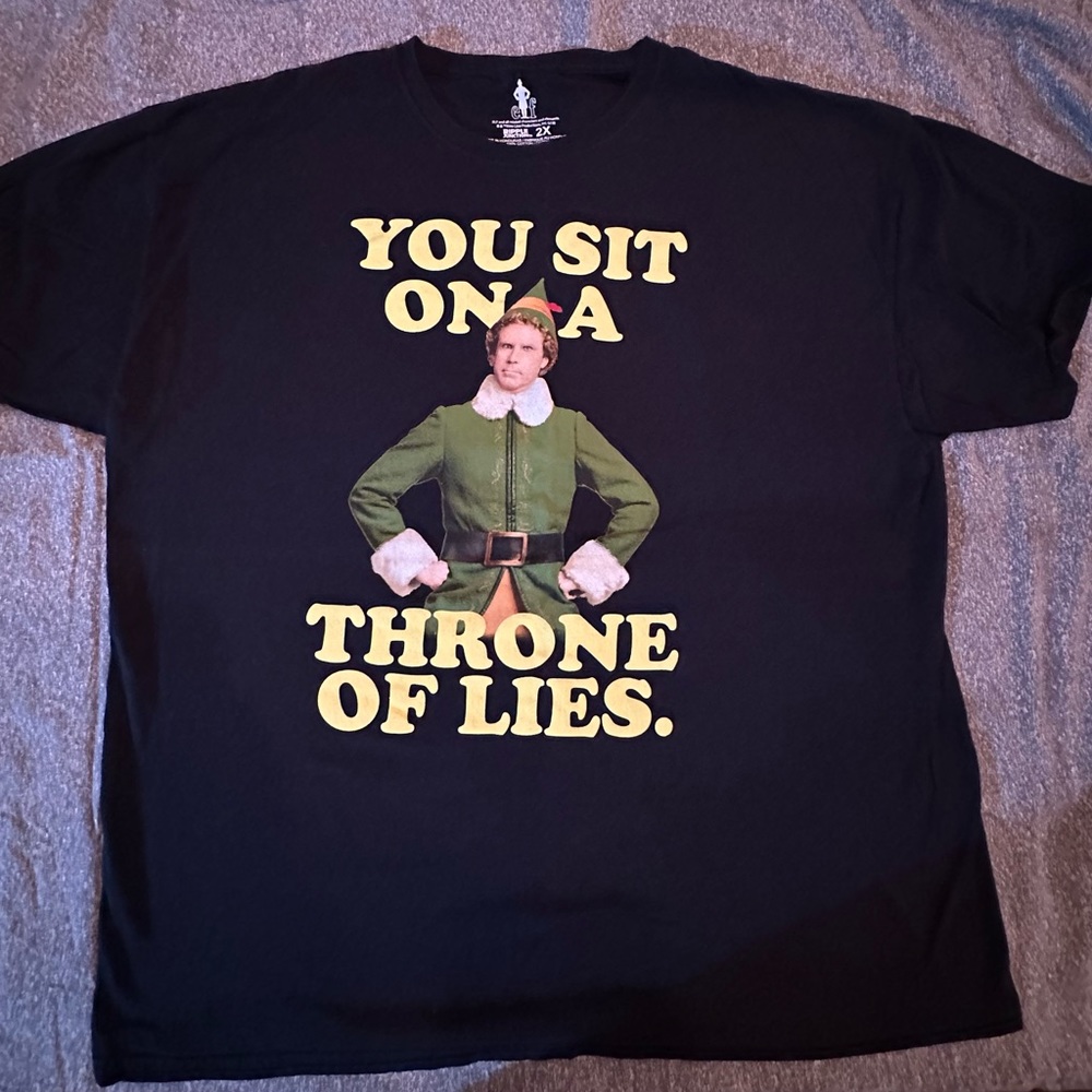ELF Movie You Sit On A Throne Of Lies Size XXL Like new condition